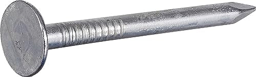 The Hillman Group 42041 Galvanized Roofing Nails, 1-Inch, 100 Count (Pack of 1)