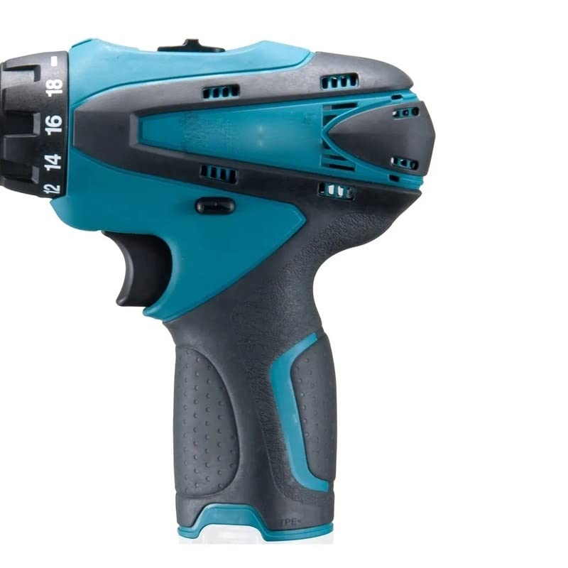 Handheld Cordless Driver Drill 12V Electric Screwdriver Two Speed Adjustable Lithium Battery Drill Tool Only (D)