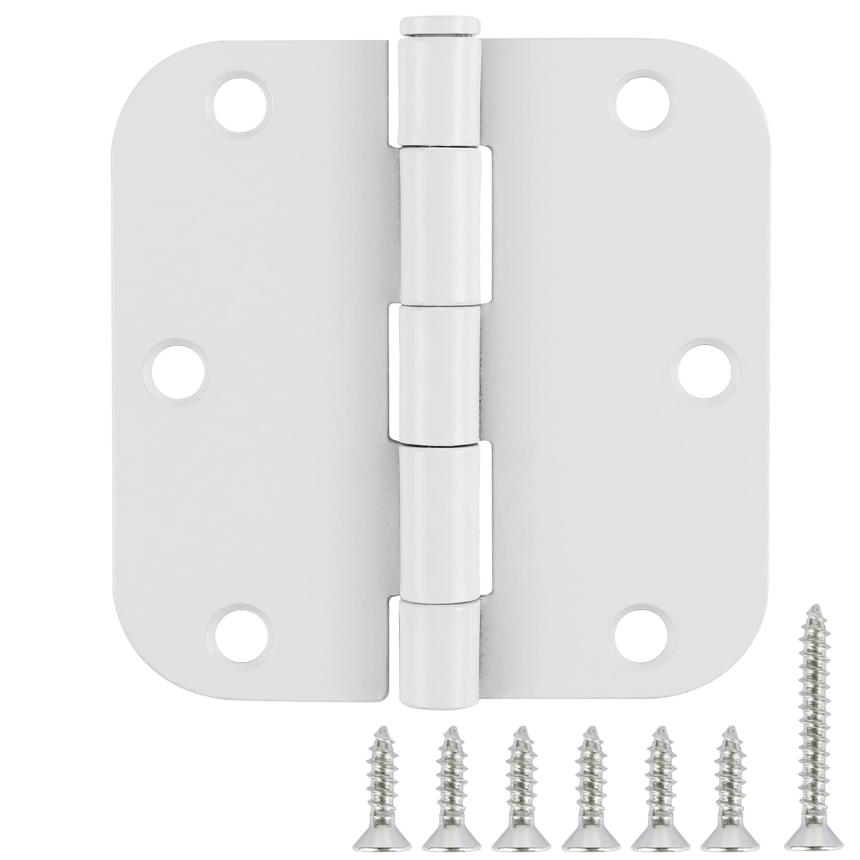 3.5-Inch Interior Door Hinges with Rounded Corners