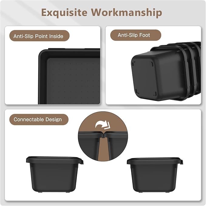Tool Box Organizer Tray Divider Set【Single Size】 Desk Drawer Organizer Bin, Garage Organization and Storage Toolbox for Rolling Tool Chest Cart Cabinet WorkBench Part Widget
