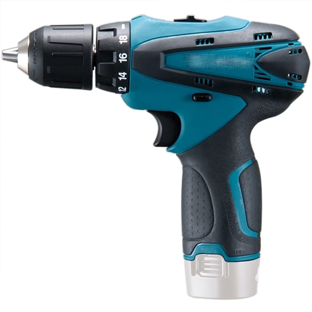 Handheld Cordless Driver Drill 12V Electric Screwdriver Two Speed Adjustable Lithium Battery Drill Tool Only (D)