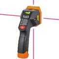 Klein Tools ESF150LL Electronic Stud Finder with Cross-Line Lasers, Bubble Level, Laser Class 3R; ≤5mW; 15-Foot in All Directions, for Wood and Metal Studs, LED and Audio Alert, Batteries Included