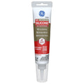 GE Advanced Silicone Caulk for Kitchen & Bathroom, Clear, 2.8 fl oz Tube, 100% Waterproof Silicone Sealant, 5X Stronger Adhesion, Shrink & Crack Proof (Pack of 12)