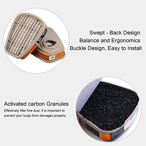 NC Reusable Respirator Mask Set with Safety Glasses