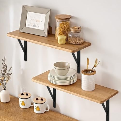 Heavy Duty Shelf Brackets with Screws Shelf Support Angle Brackets for Shelves