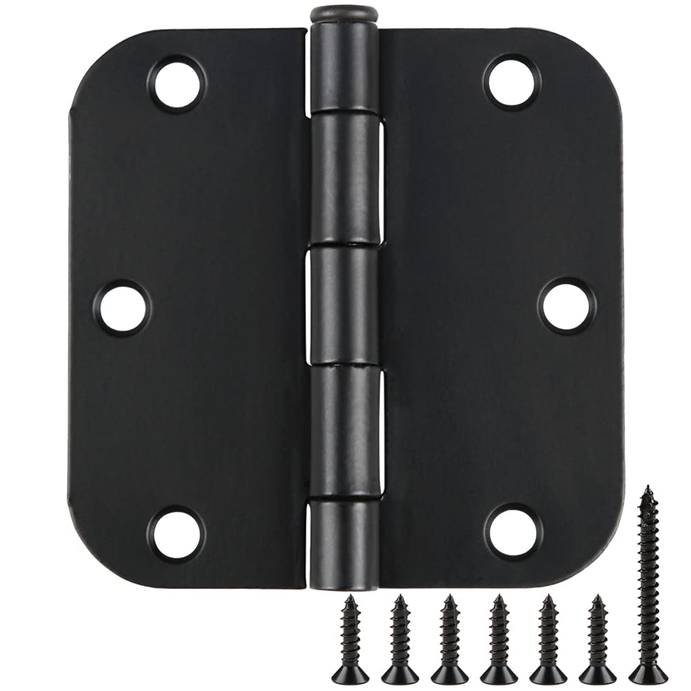 3.5-Inch Interior Door Hinges with Rounded Corners