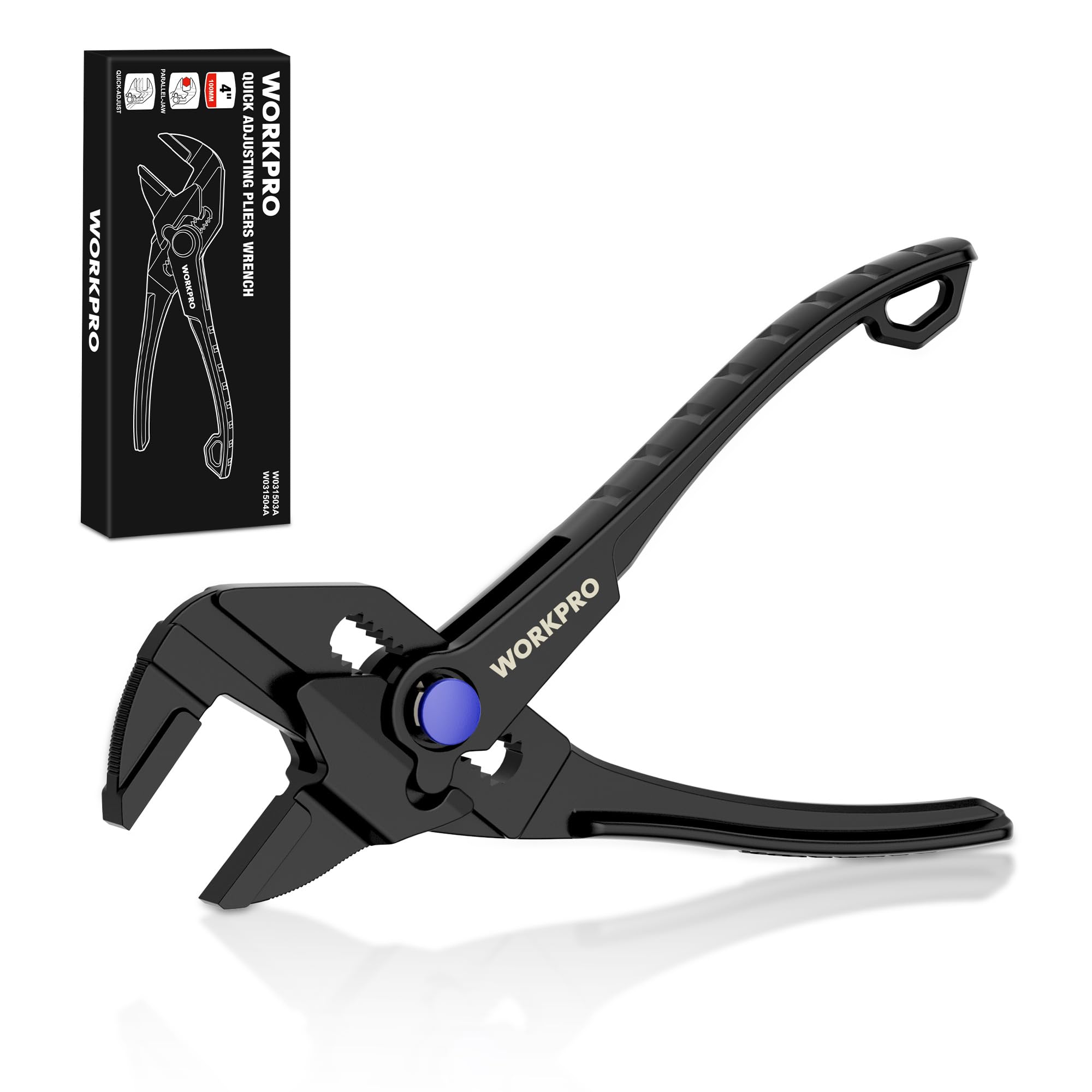 WORKPRO Mini Pliers Wrench for Adjustable Grip Tools