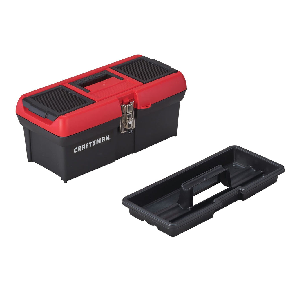 CRAFTSMAN Tool Box, Lockable, 16 in., Red/Black (CMST16901), Pack of 6