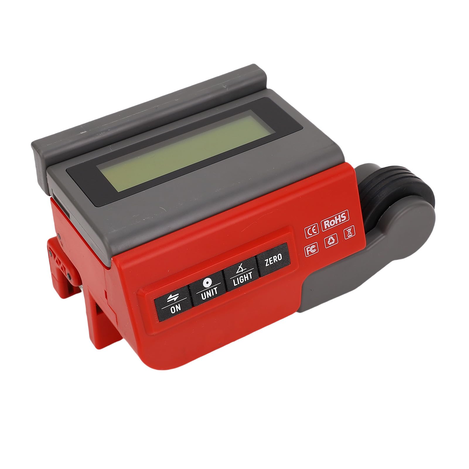 Miter Saw Measuring Tool, Digital Tape Measure, High Precise Miter Saw Digital Rangefinder Length Measuring Wheel, 0-99mm Adjustable Clamp & Large LCD Screen