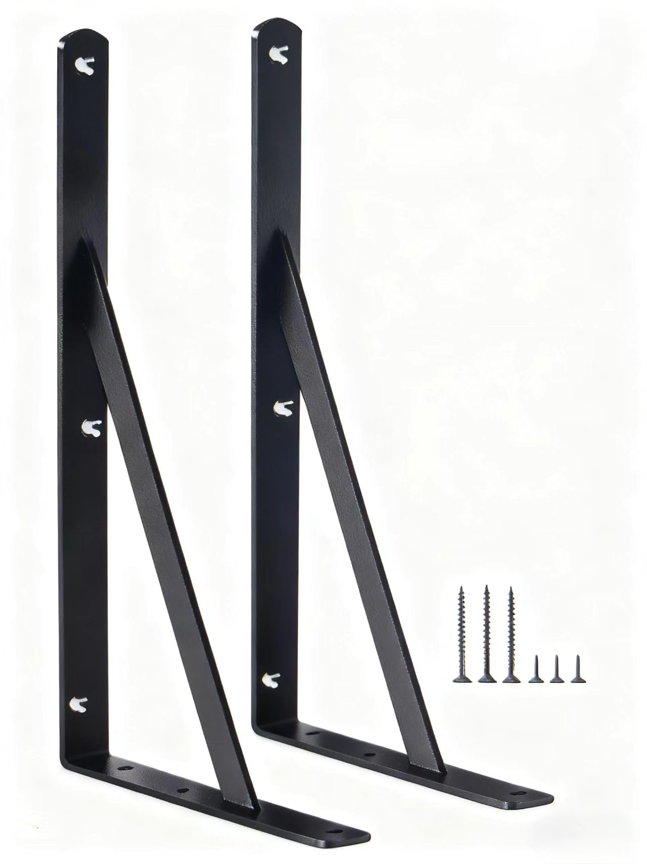 Heavy Duty Shelf Support Angle Brackets with Screws