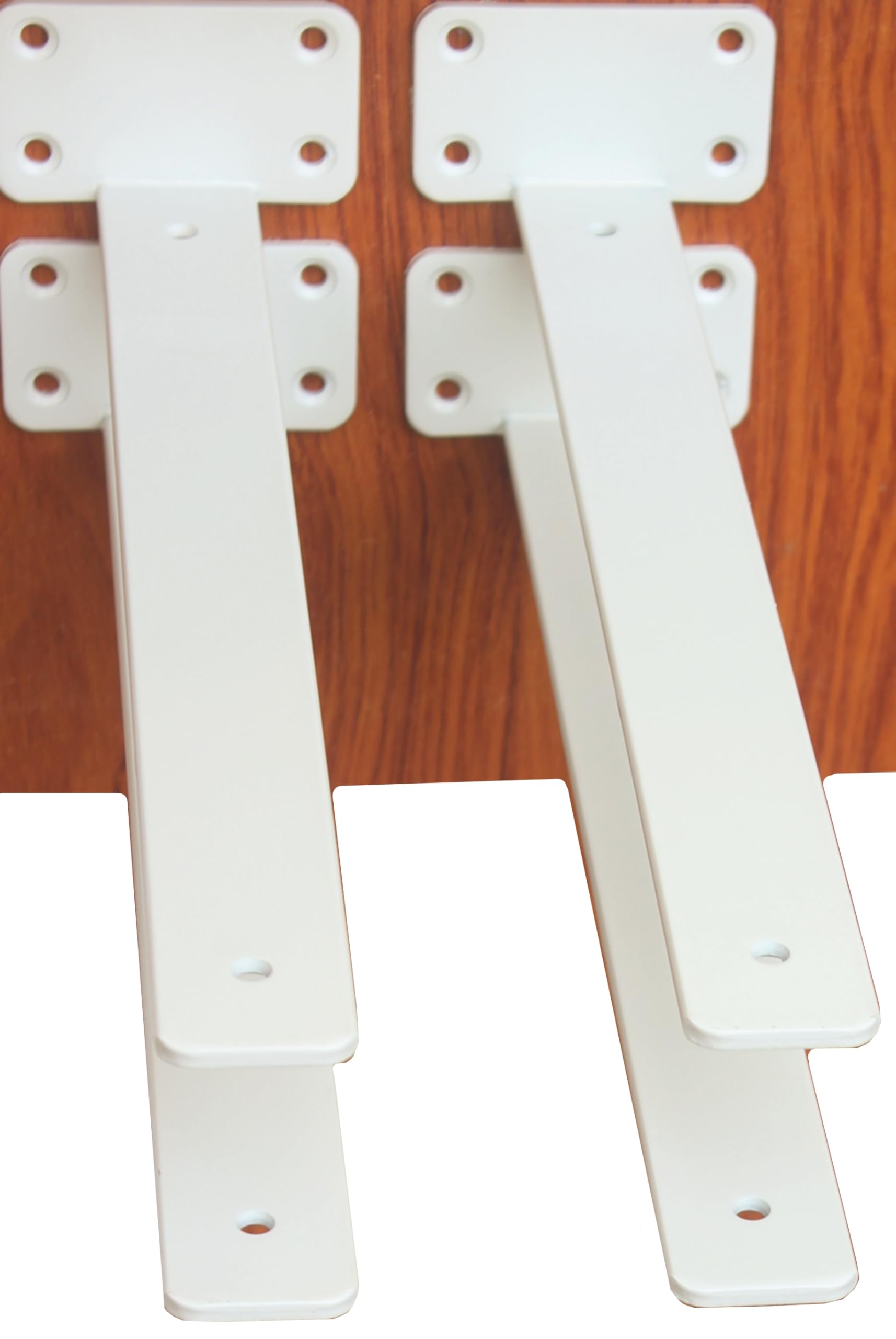 Hidden L Floating Shelf Brackets 1/5-Inch Thick Iron