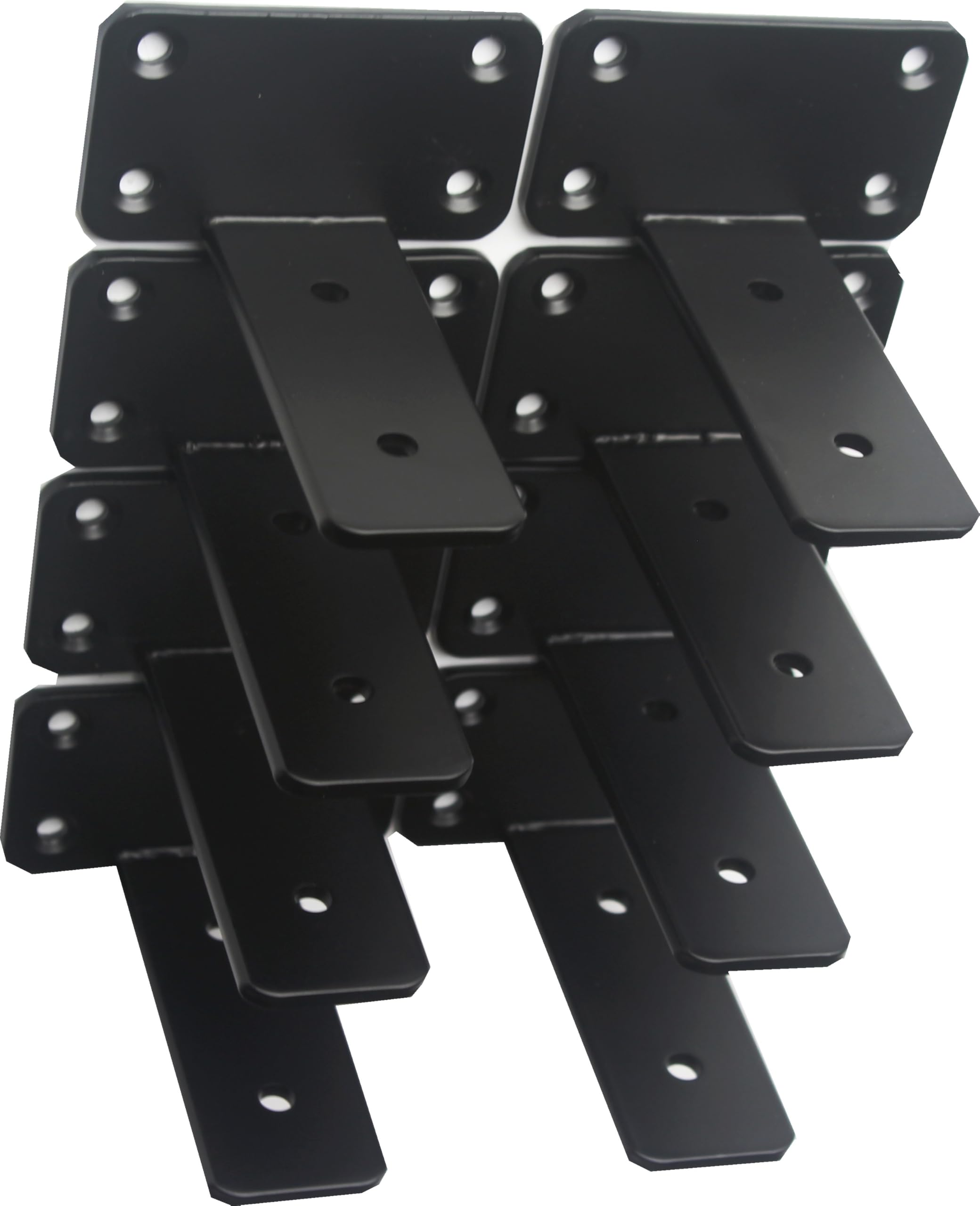 Hidden L Floating Shelf Brackets 1/5-Inch Thick Iron