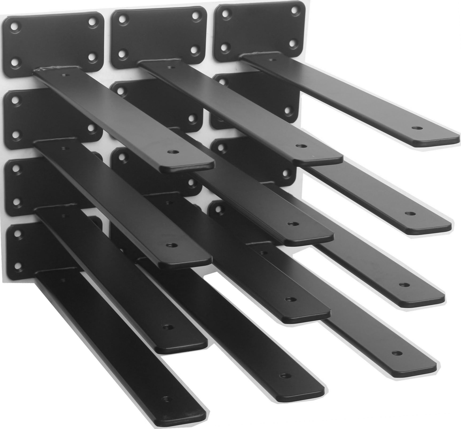 Hidden L Floating Shelf Brackets 1/5-Inch Thick Iron