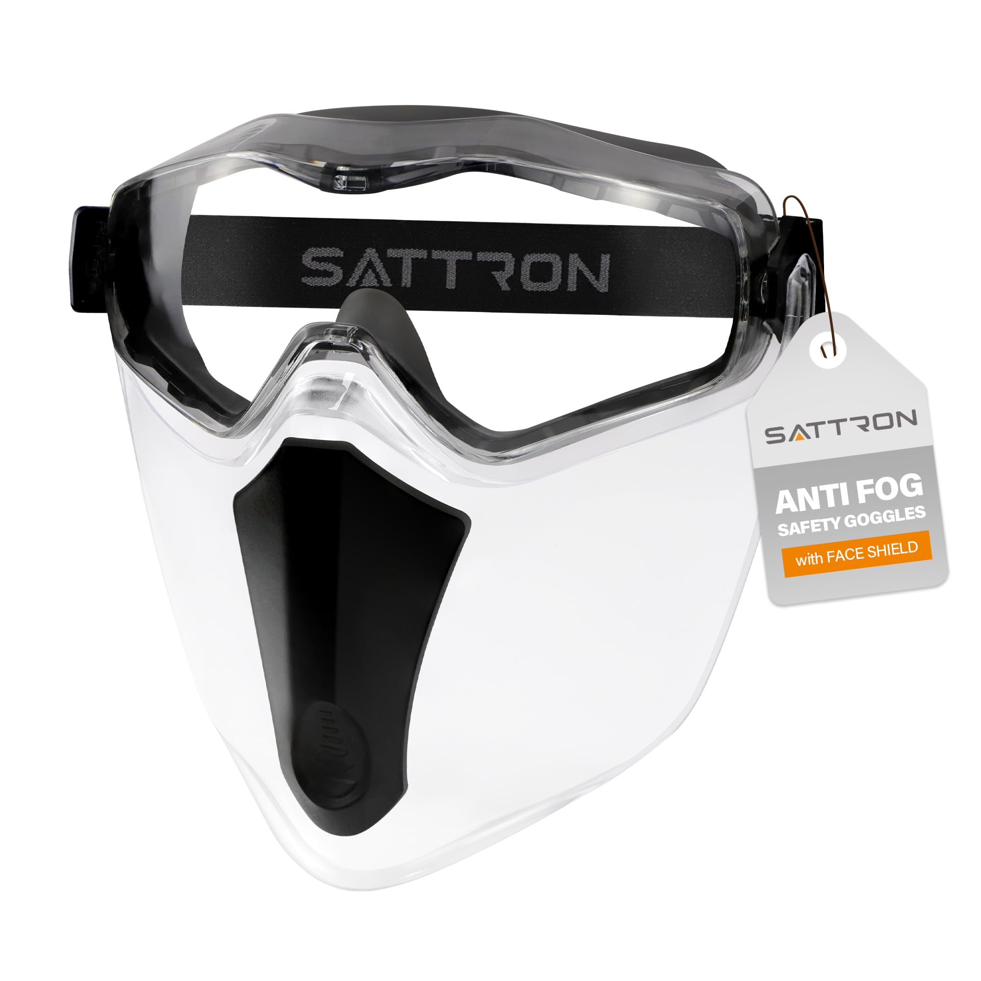 ANSI Z87.1 Anti-Fog Safety Goggles Over Glasses