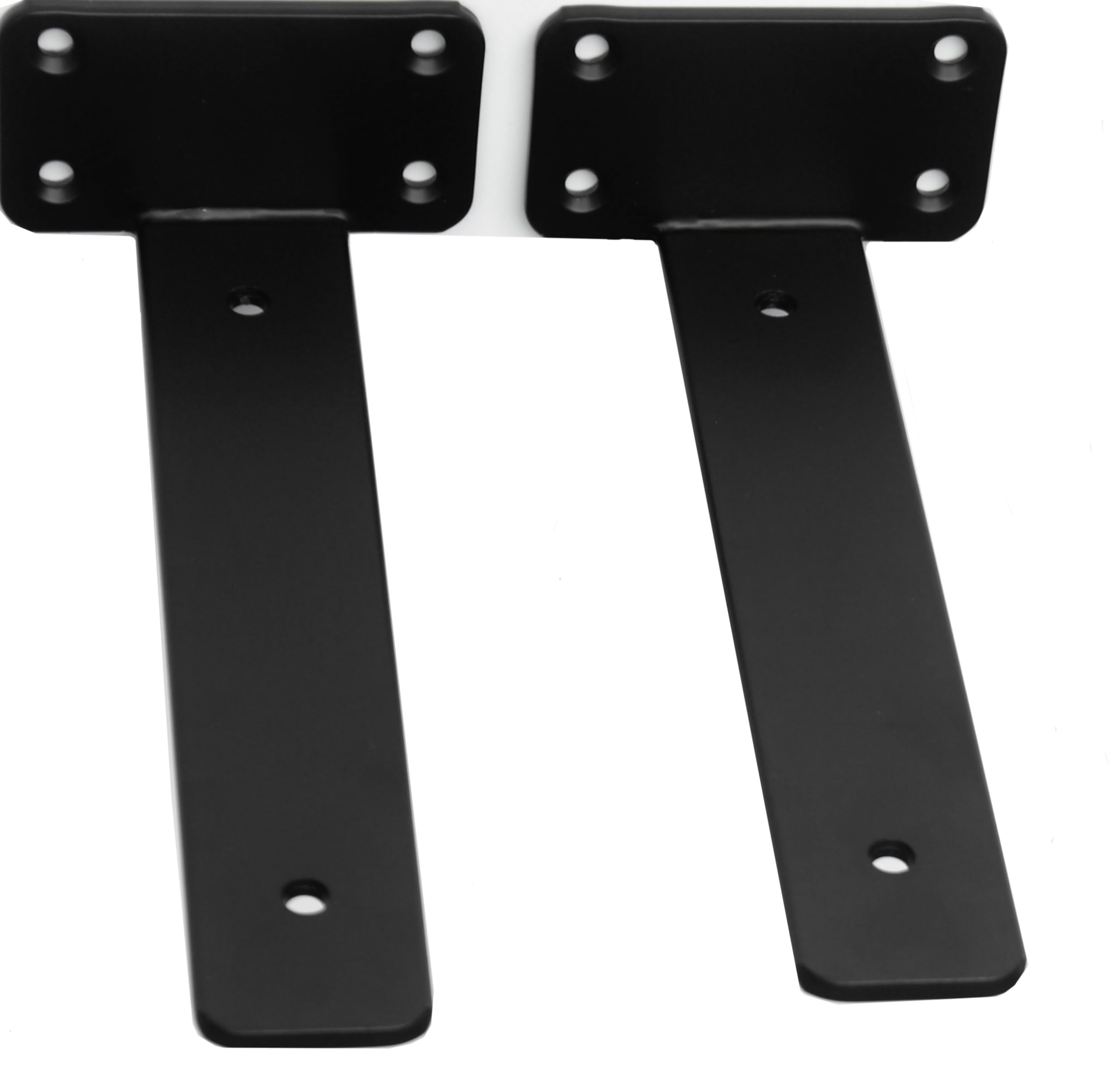 Hidden L Floating Shelf Brackets 1/5-Inch Thick Iron