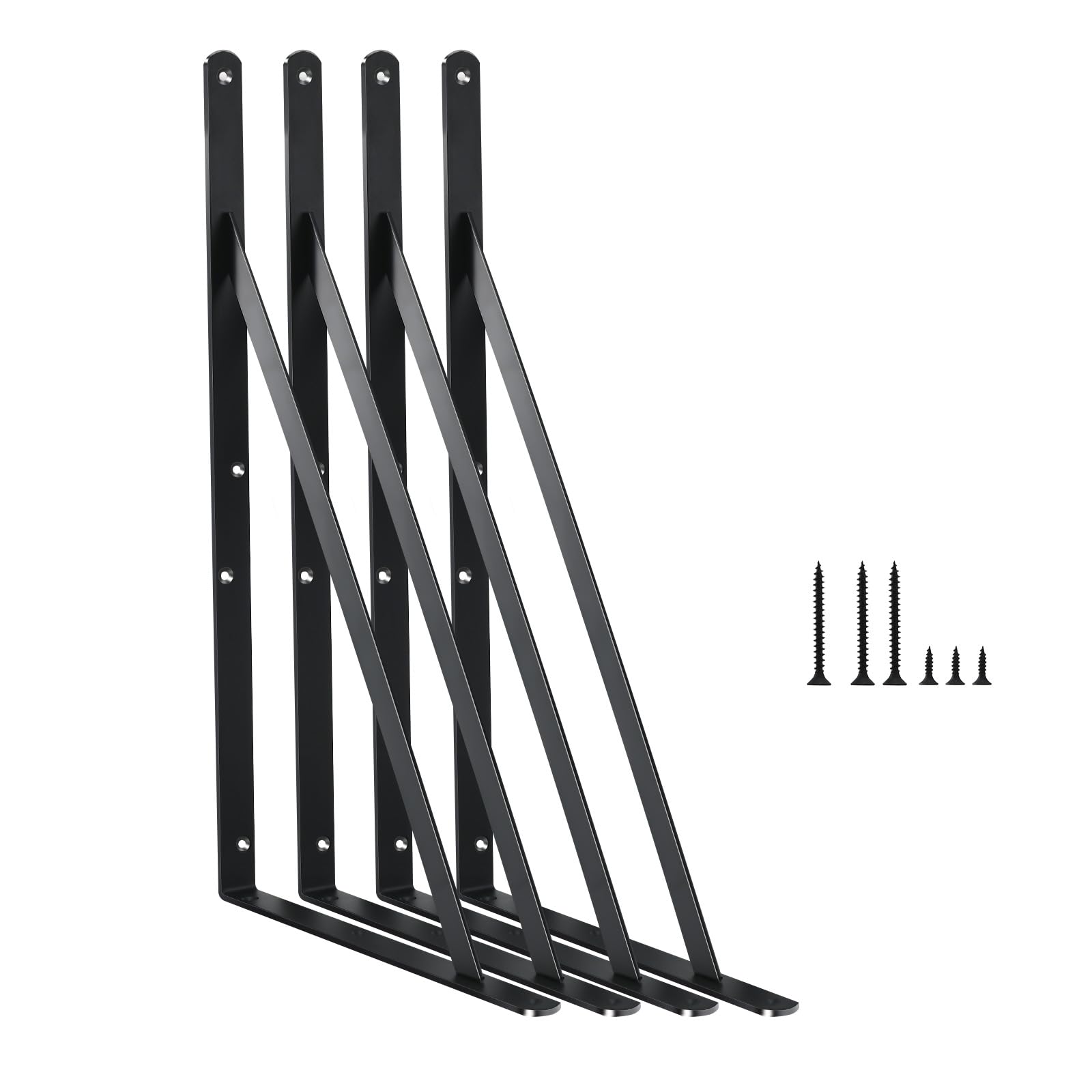 Heavy Duty Shelf Support Angle Brackets with Screws