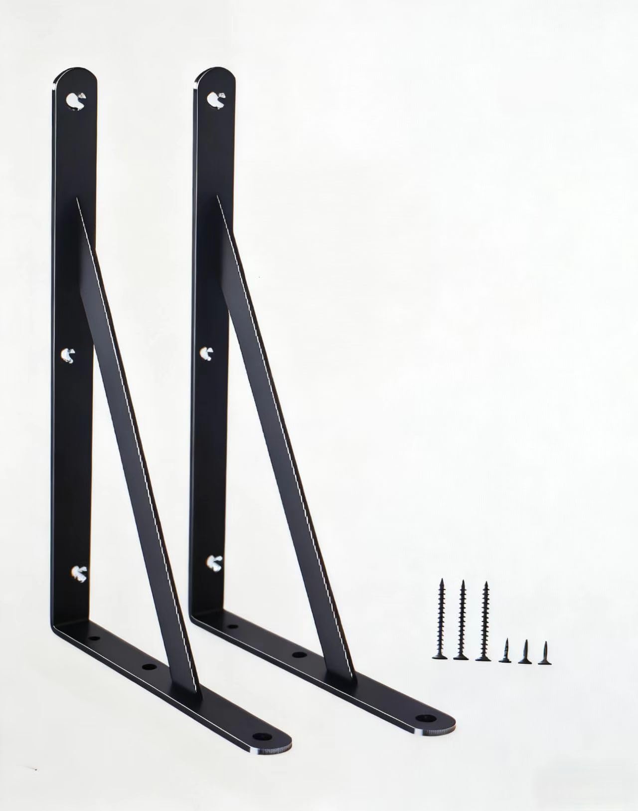 Heavy Duty Shelf Support Angle Brackets with Screws