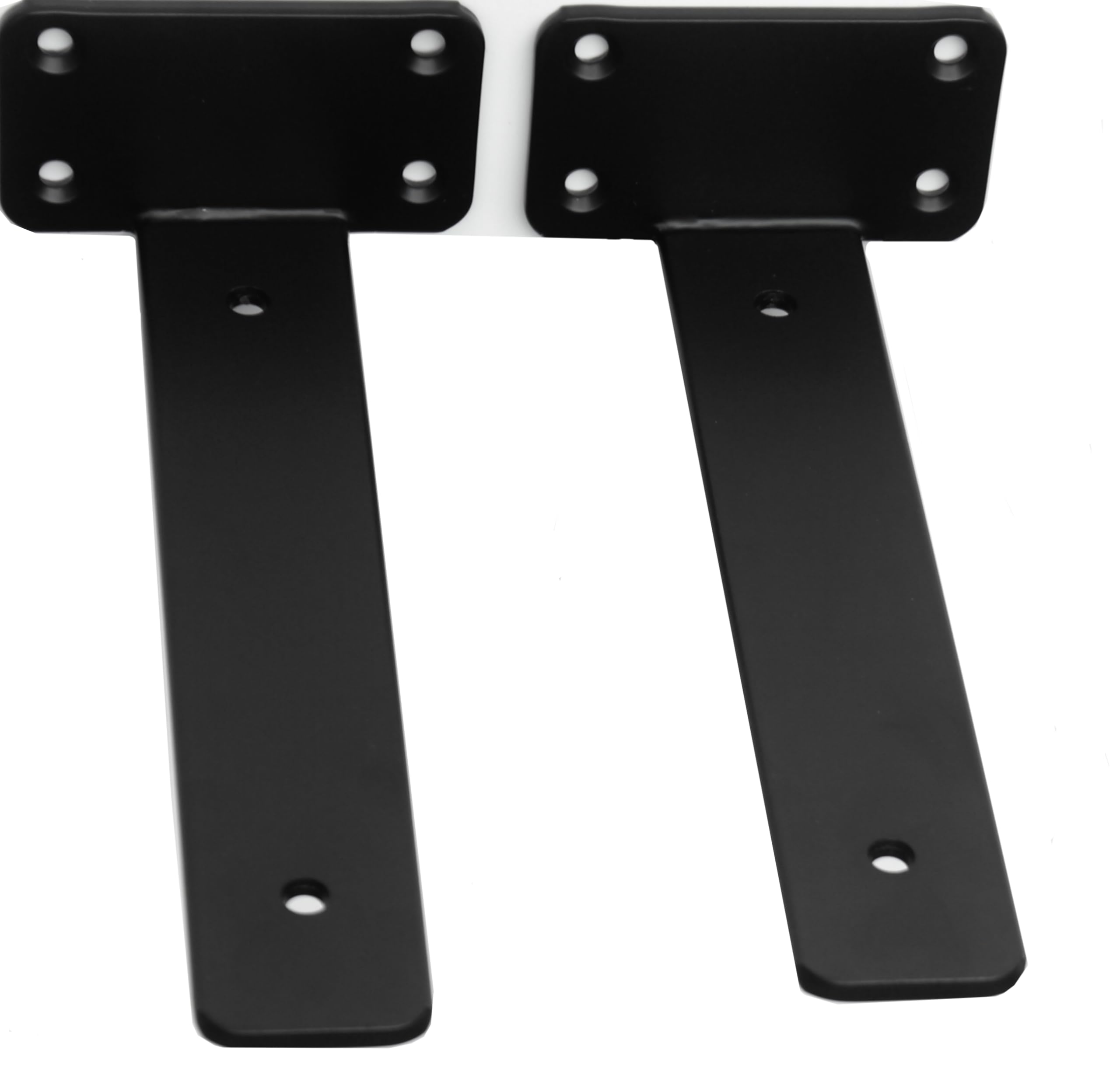 Hidden L Floating Shelf Brackets 1/5-Inch Thick Iron