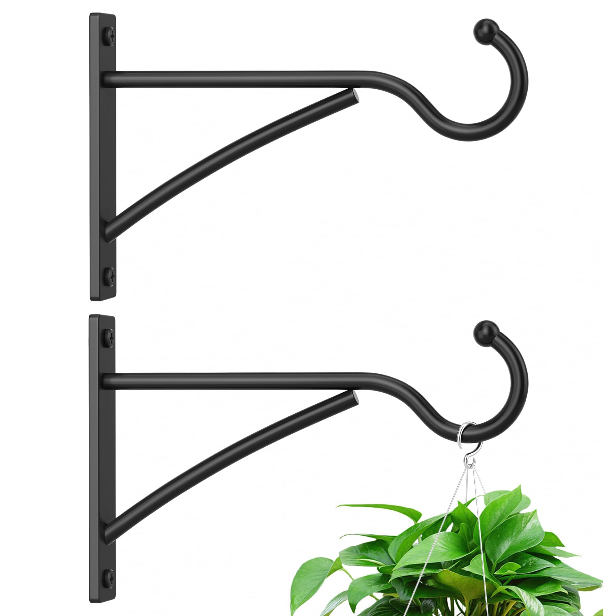 Saffruff Outdoor Wall Hooks for Hanging Plants and Planters