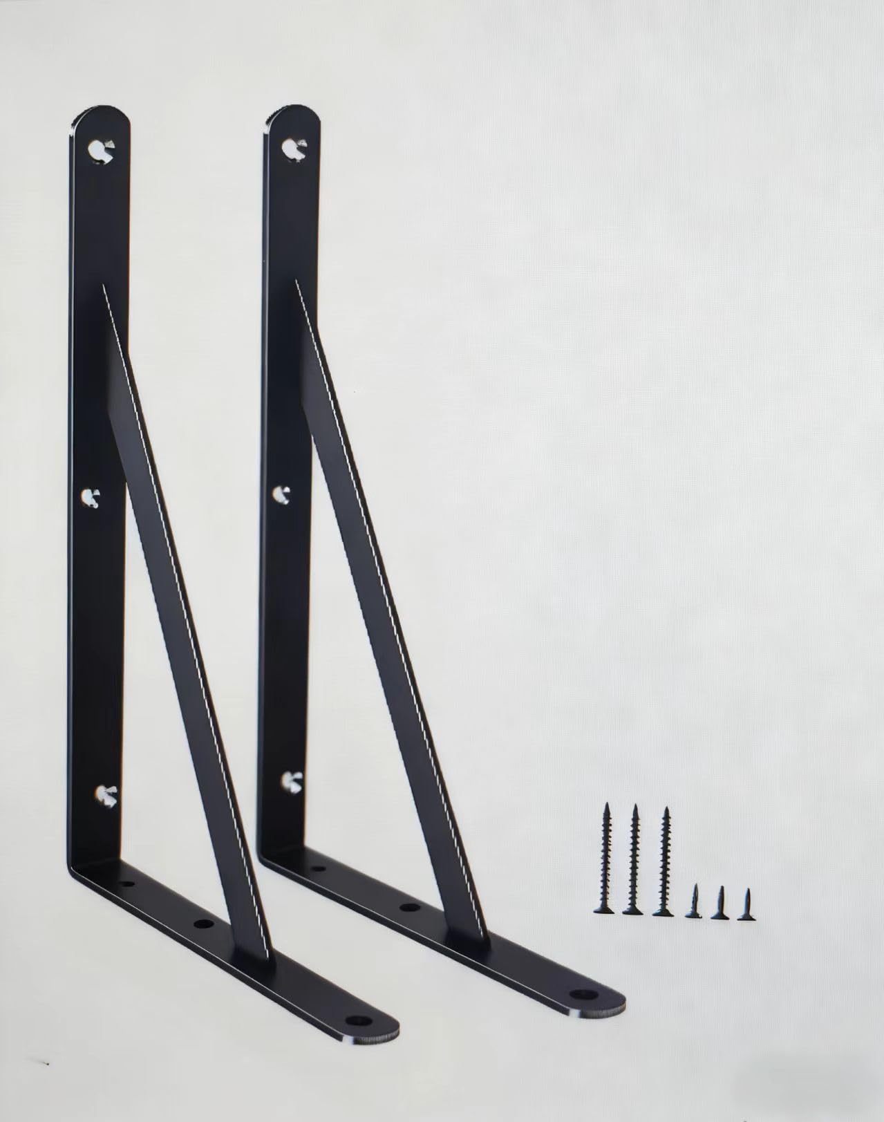 Heavy Duty Shelf Support Angle Brackets with Screws