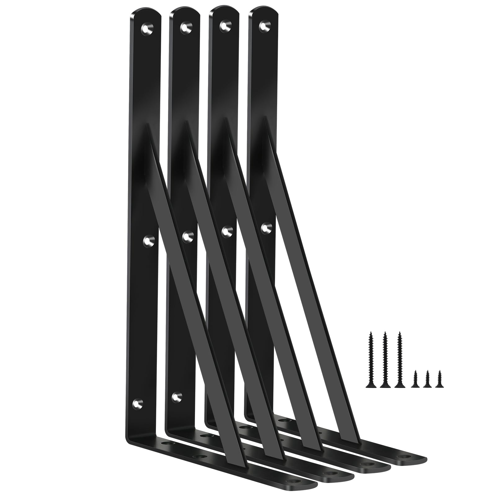 Heavy Duty Shelf Support Angle Brackets with Screws