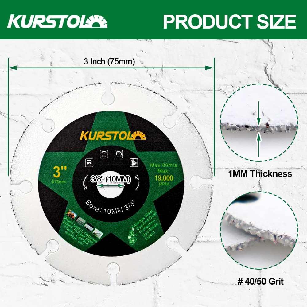 KURSTOL 3 Inch Saw Blade 4pcs