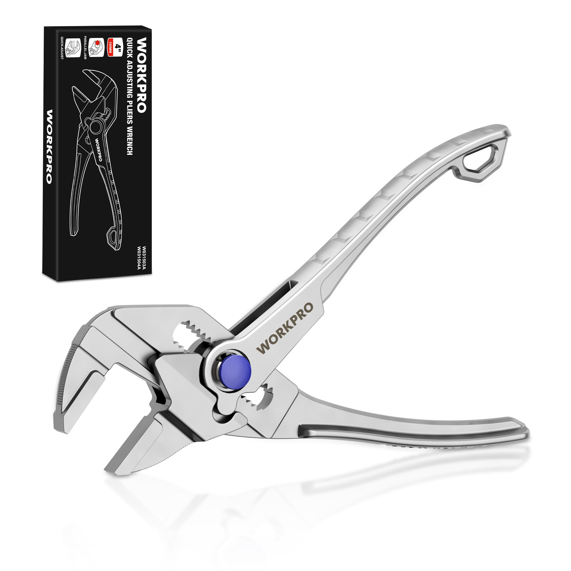 WORKPRO Mini Pliers Wrench for Adjustable Grip Tools