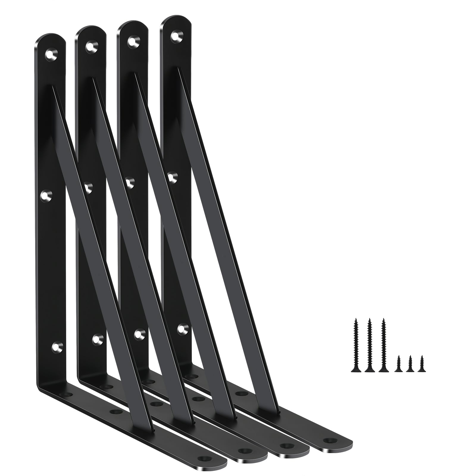 Heavy Duty Shelf Support Angle Brackets with Screws