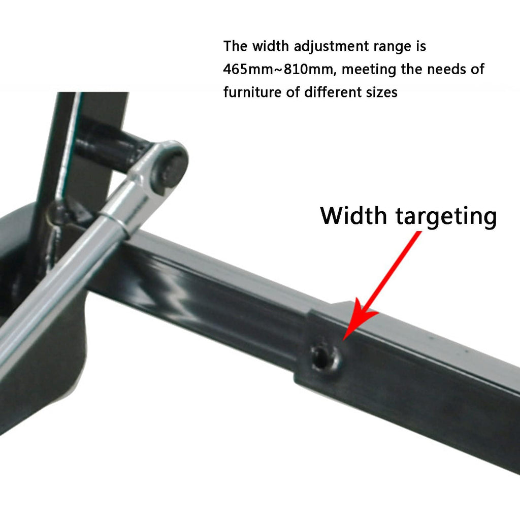 Folding Lift Coffee, Furniture Mechanism Hinge Spring, Width Adjustment Range 18.3-32 Inch, Hardware Fitting, for Coffee Tables, Workbenches, Accessory Tables