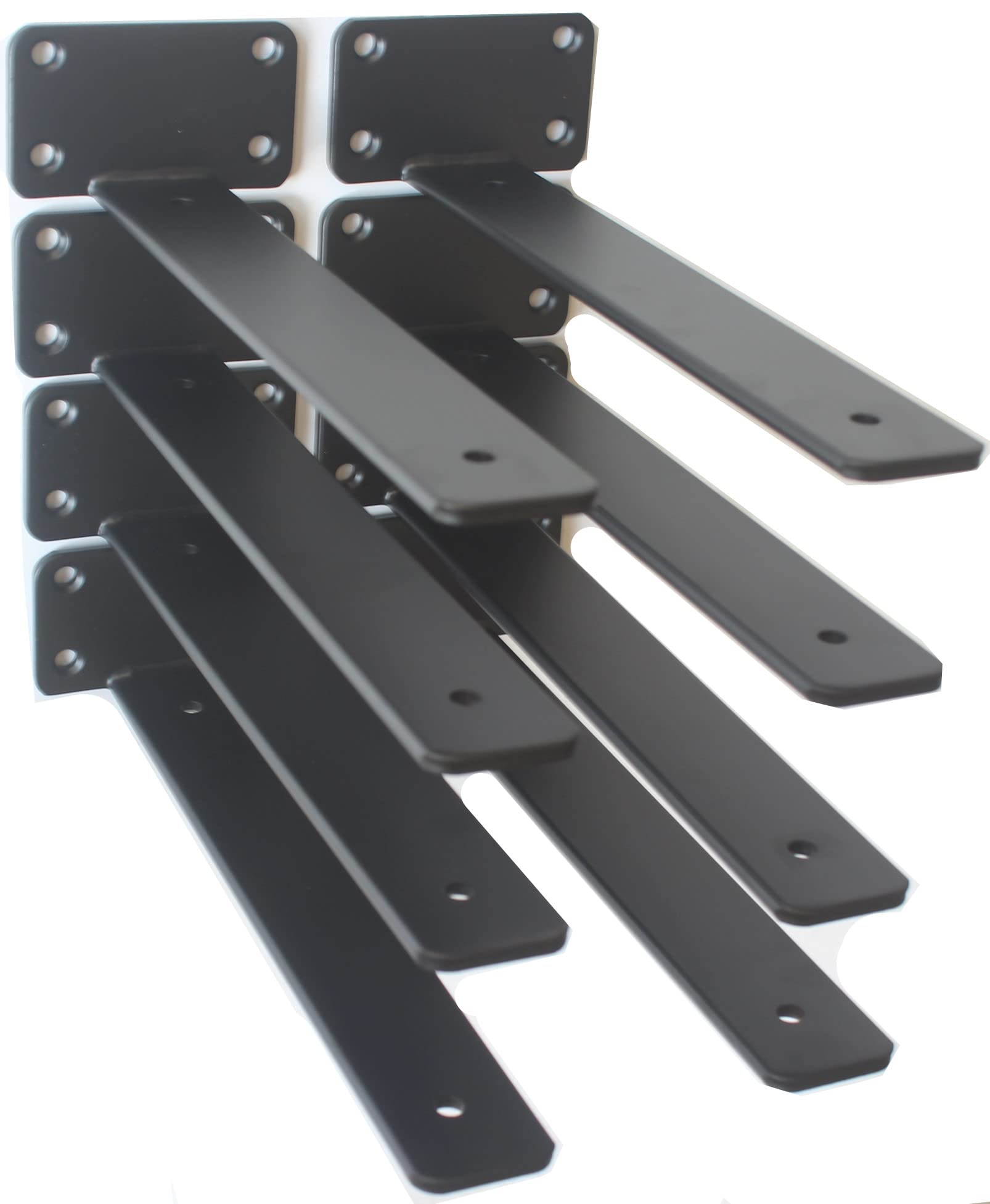 Hidden L Floating Shelf Brackets 1/5-Inch Thick Iron