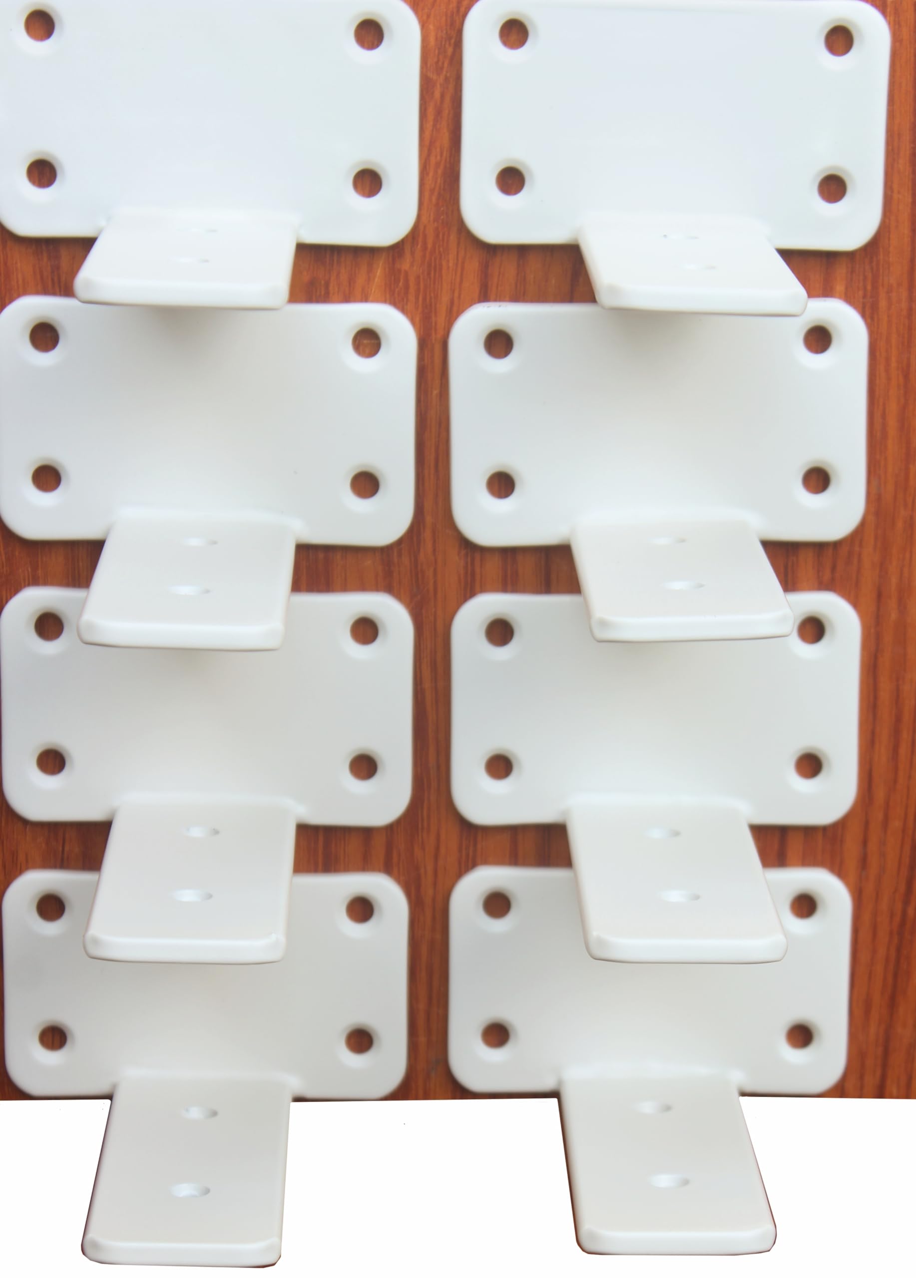 Hidden L Floating Shelf Brackets 1/5-Inch Thick Iron