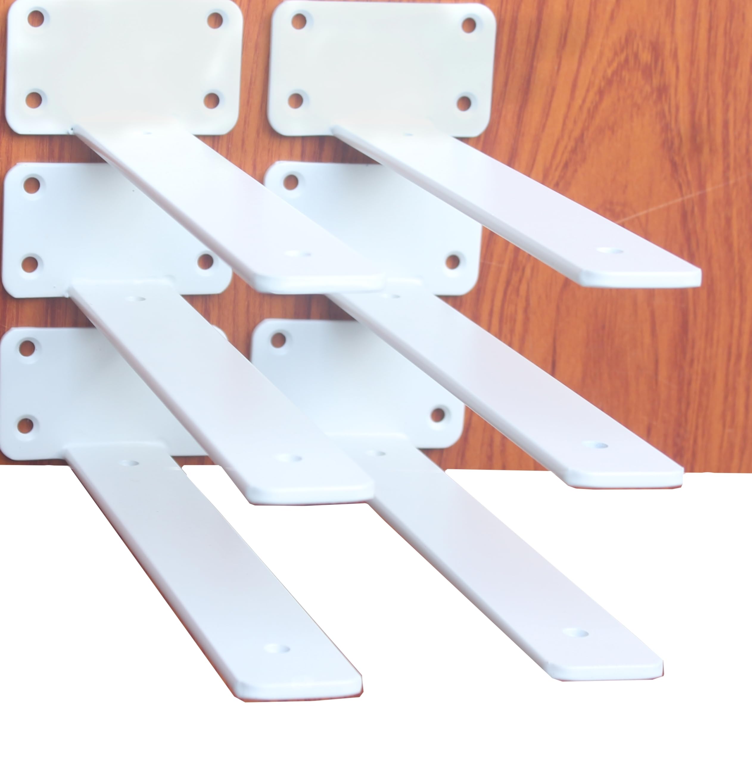Hidden L Floating Shelf Brackets 1/5-Inch Thick Iron
