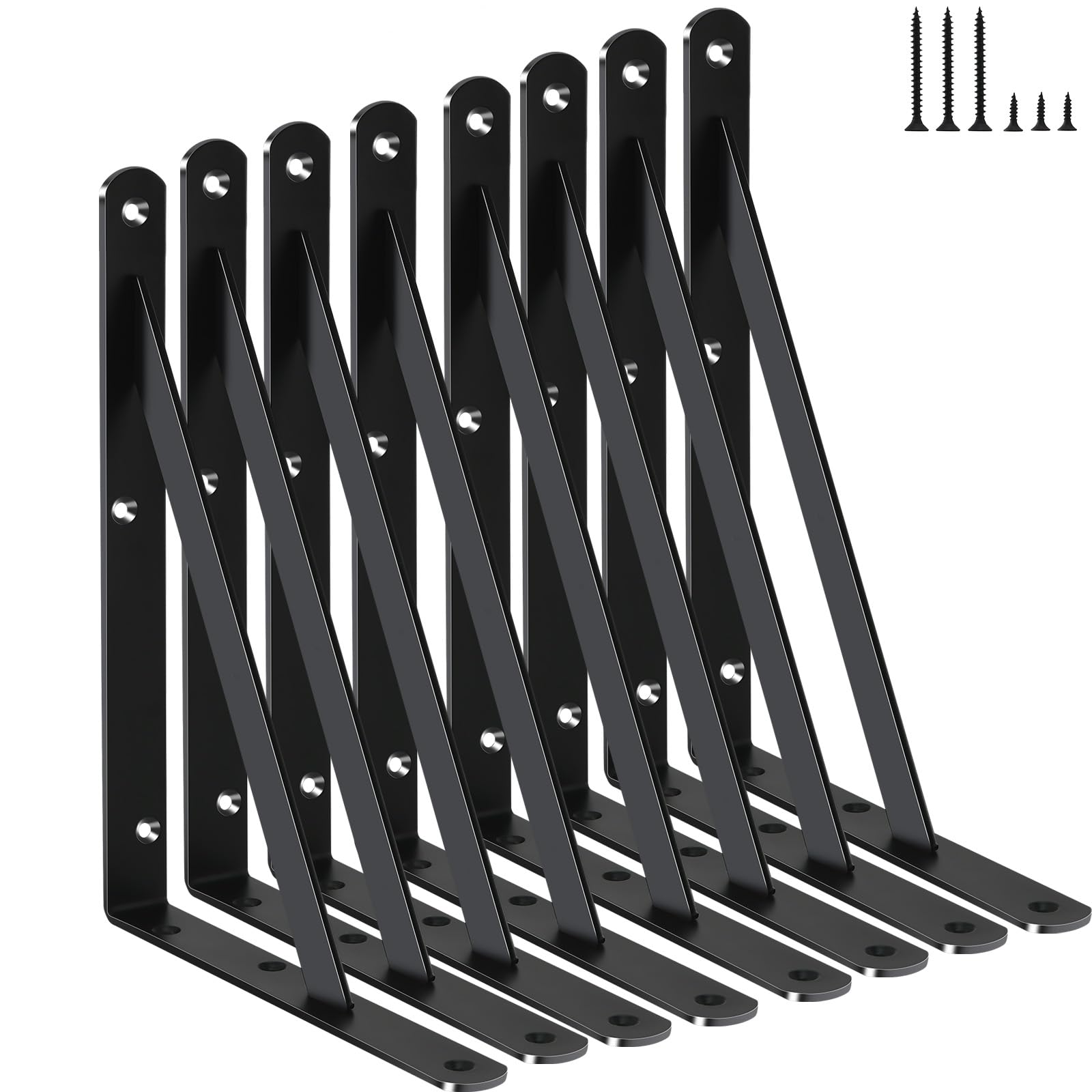 Heavy Duty Shelf Support Angle Brackets with Screws