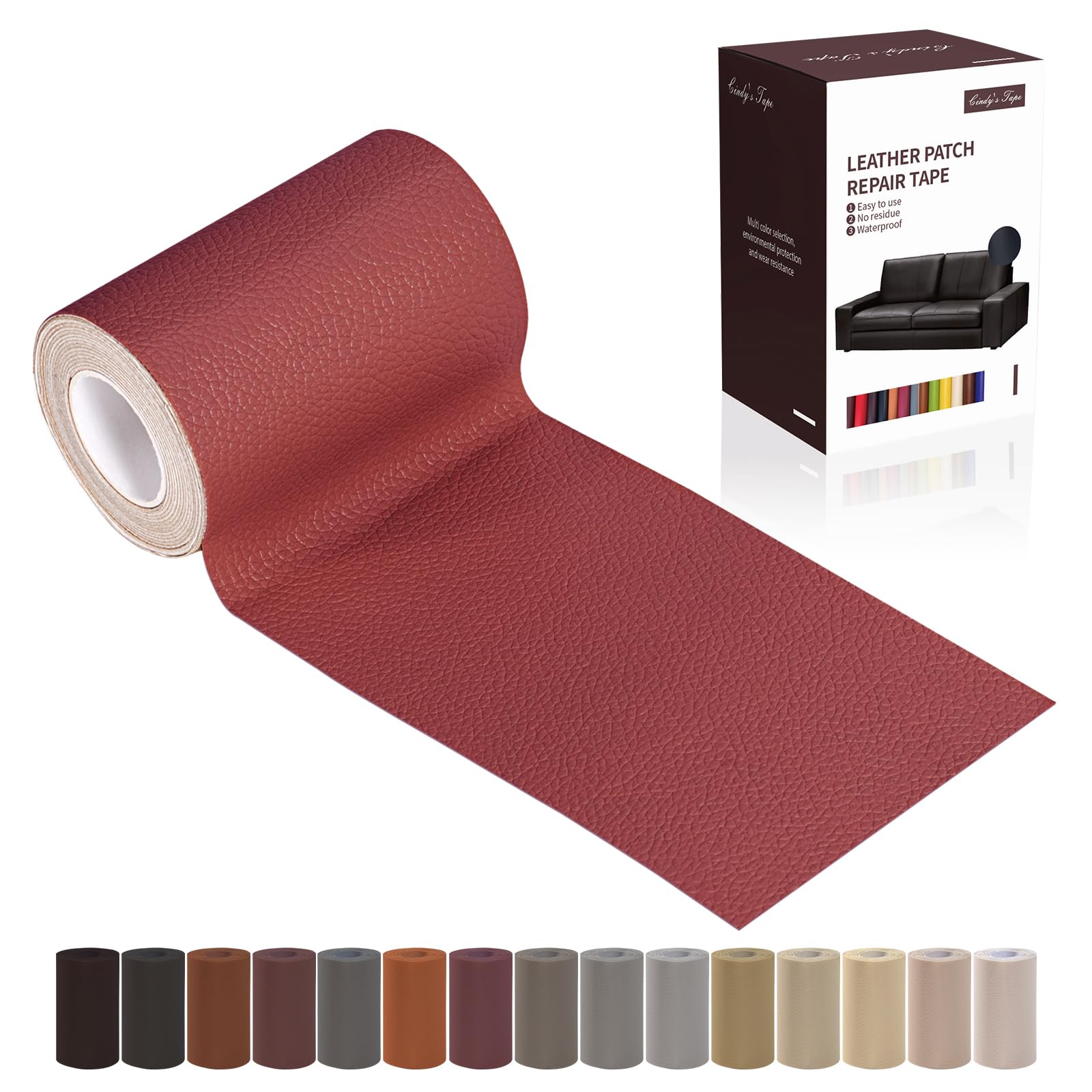 Leather Repair Patch Tape Kit