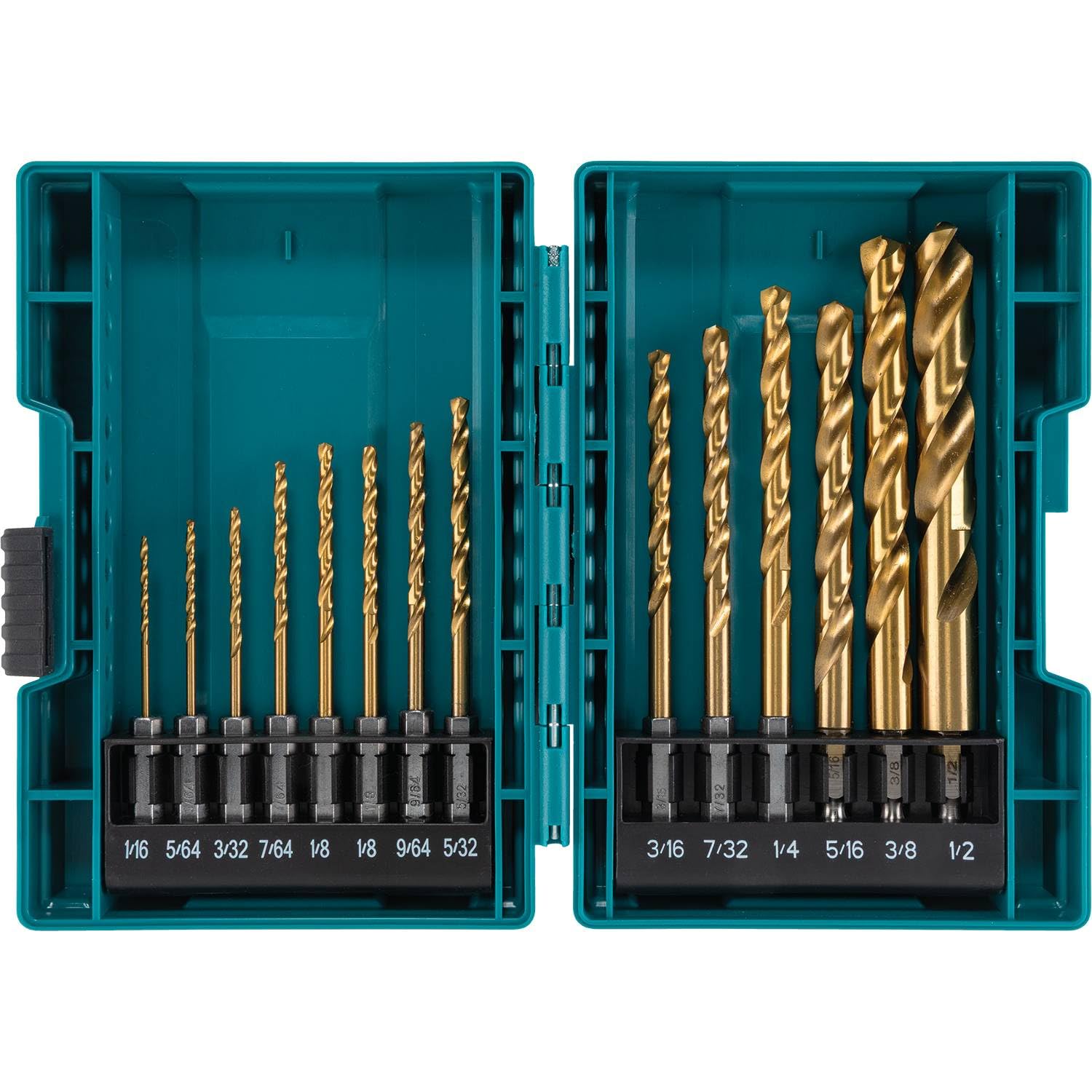 Makita 14-Piece Impact Gold Titanium Drill Bit Set