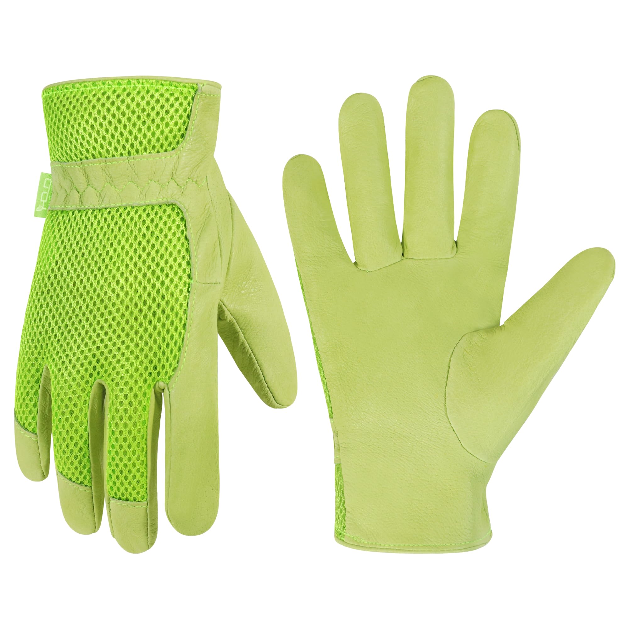 HANDLANDY Women’s Leather Gardening Gloves Touchscreen