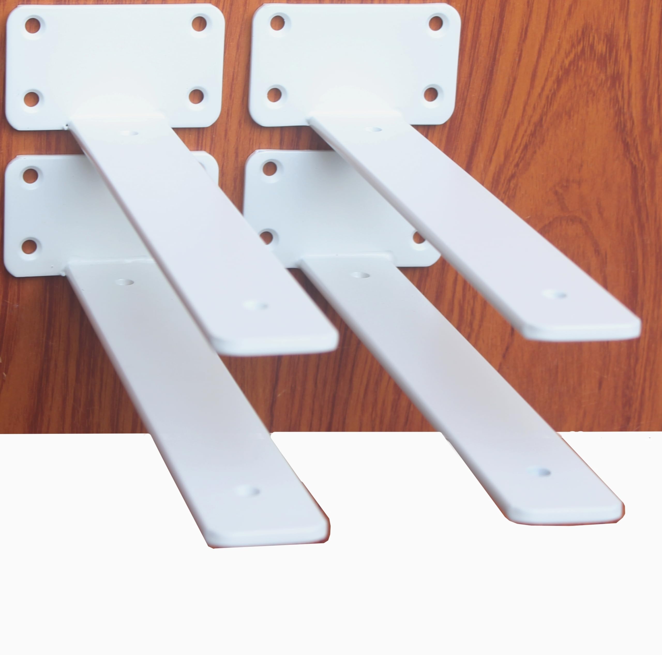 Hidden L Floating Shelf Brackets 1/5-Inch Thick Iron