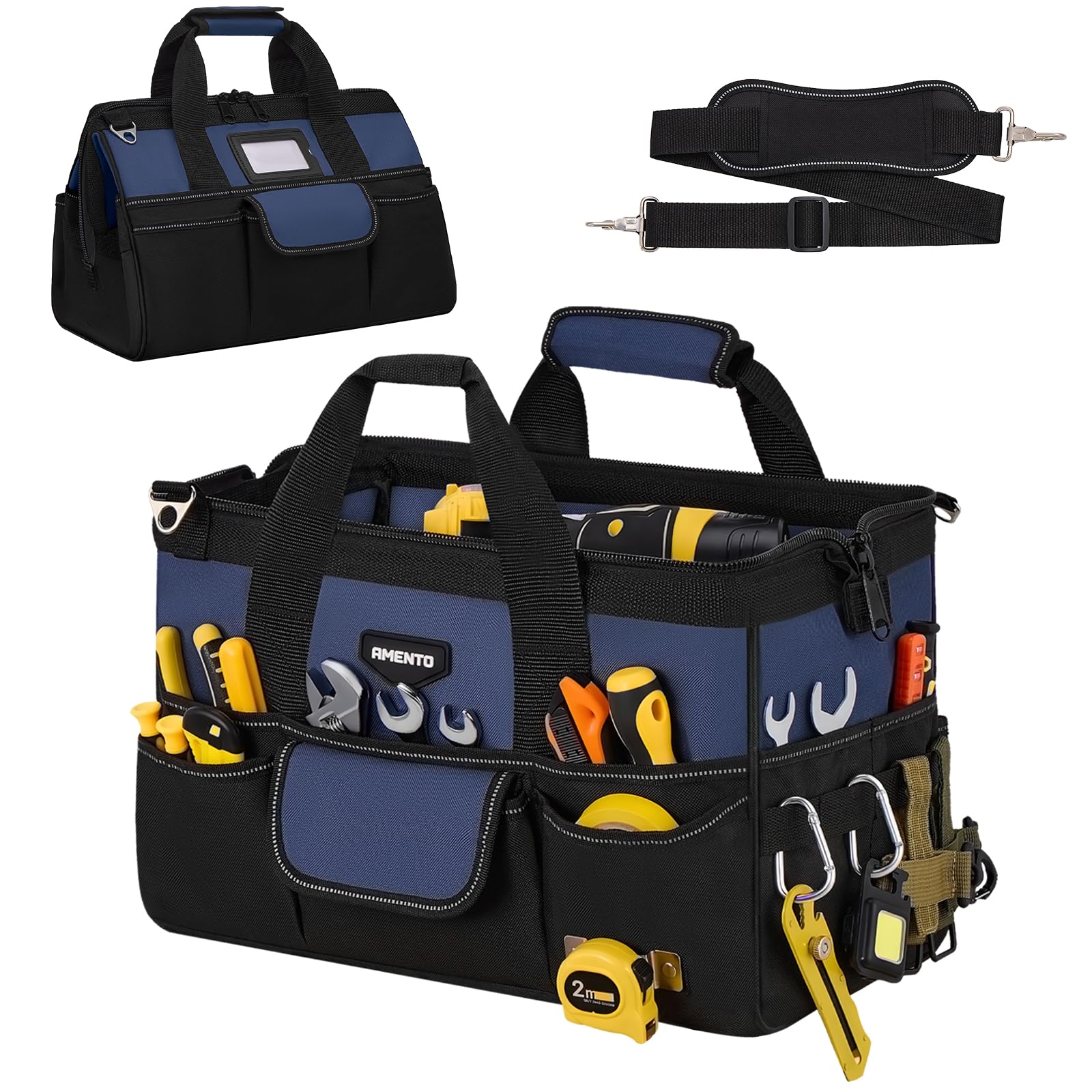 Amento 22-Pocket Heavy Duty Tool Bag Organizer