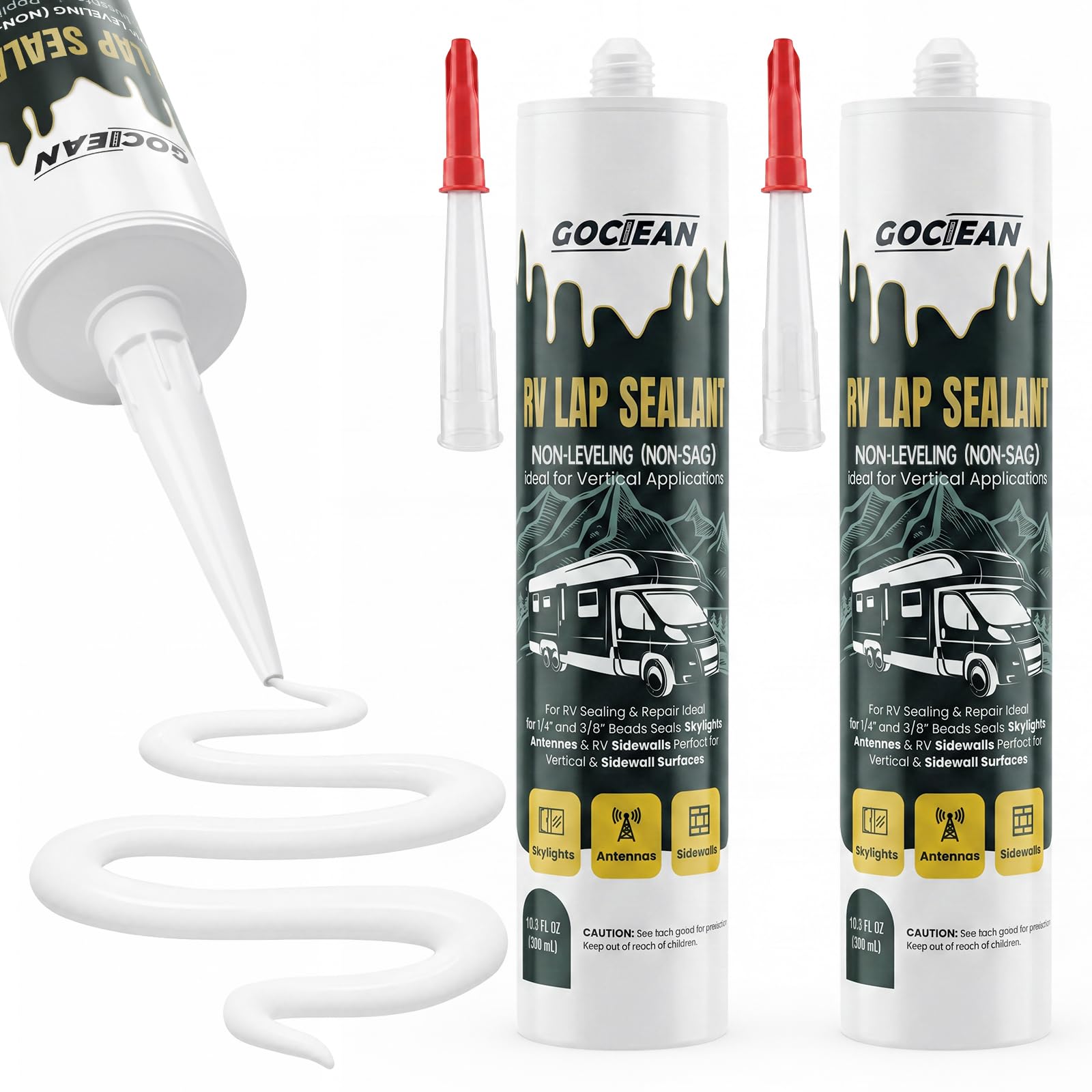Gociean Non-Leveling RV Roof and Window Sealant