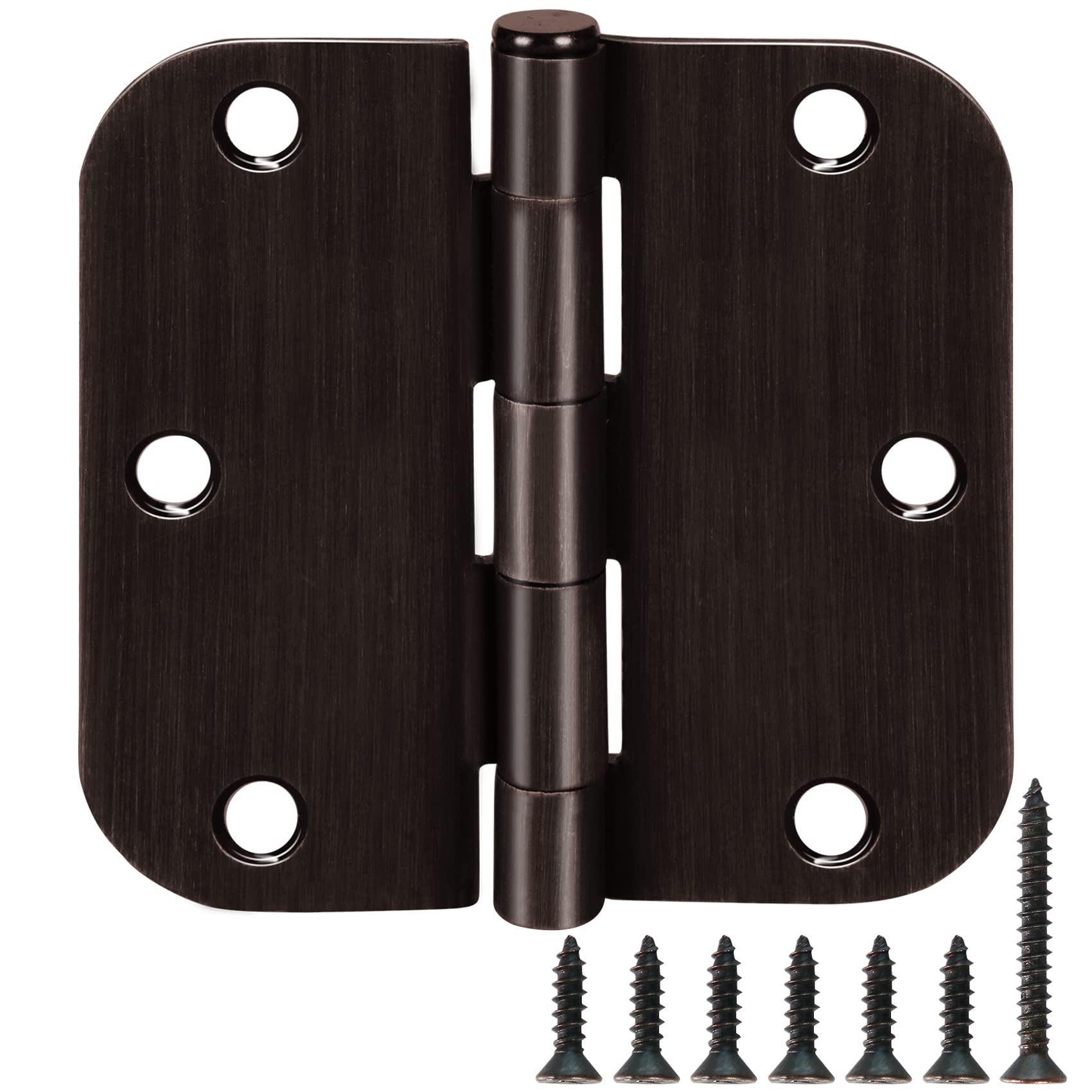 3.5-Inch Interior Door Hinges with Rounded Corners