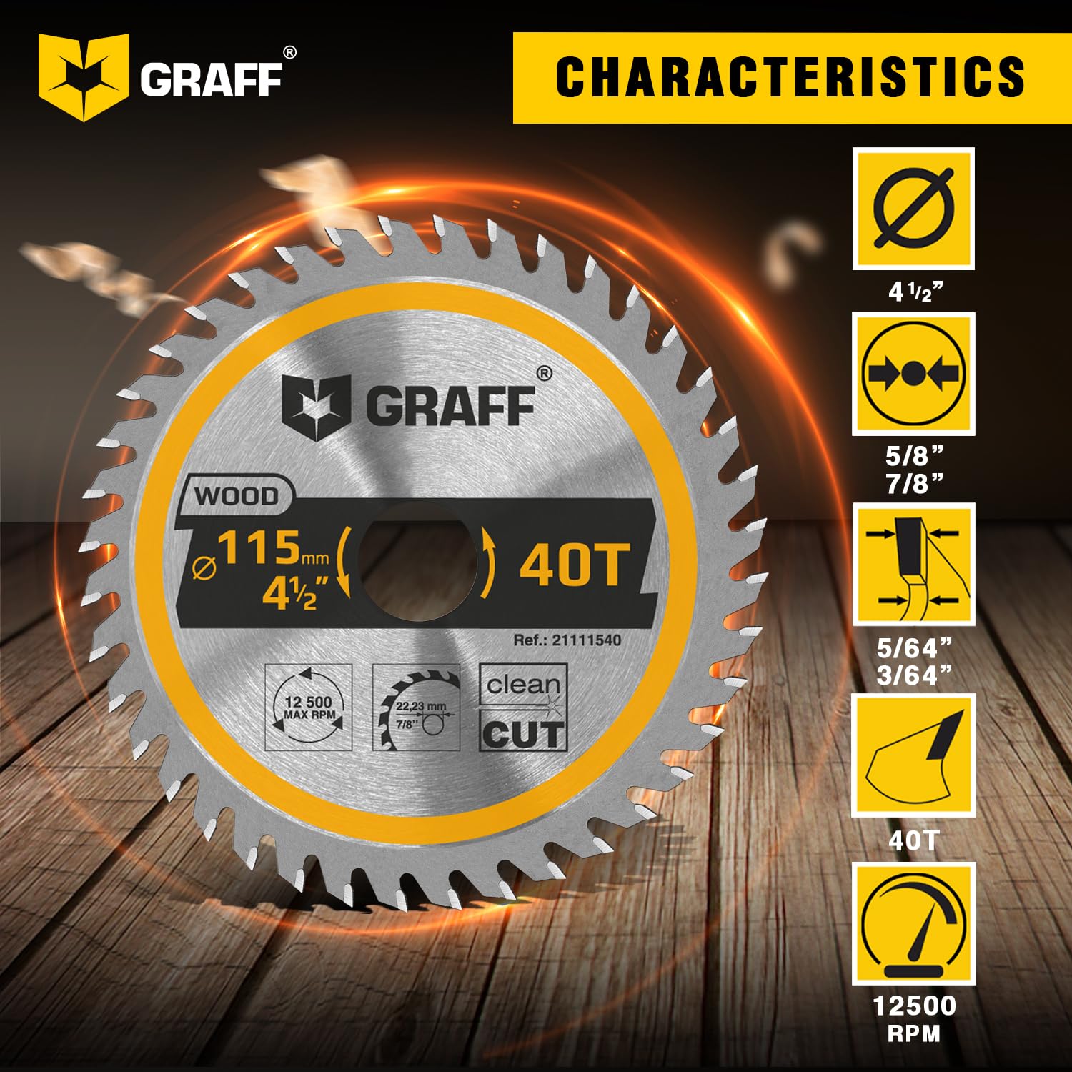 GRAFF Saw Blades for Wood Cutting and Carving - Speedcutter