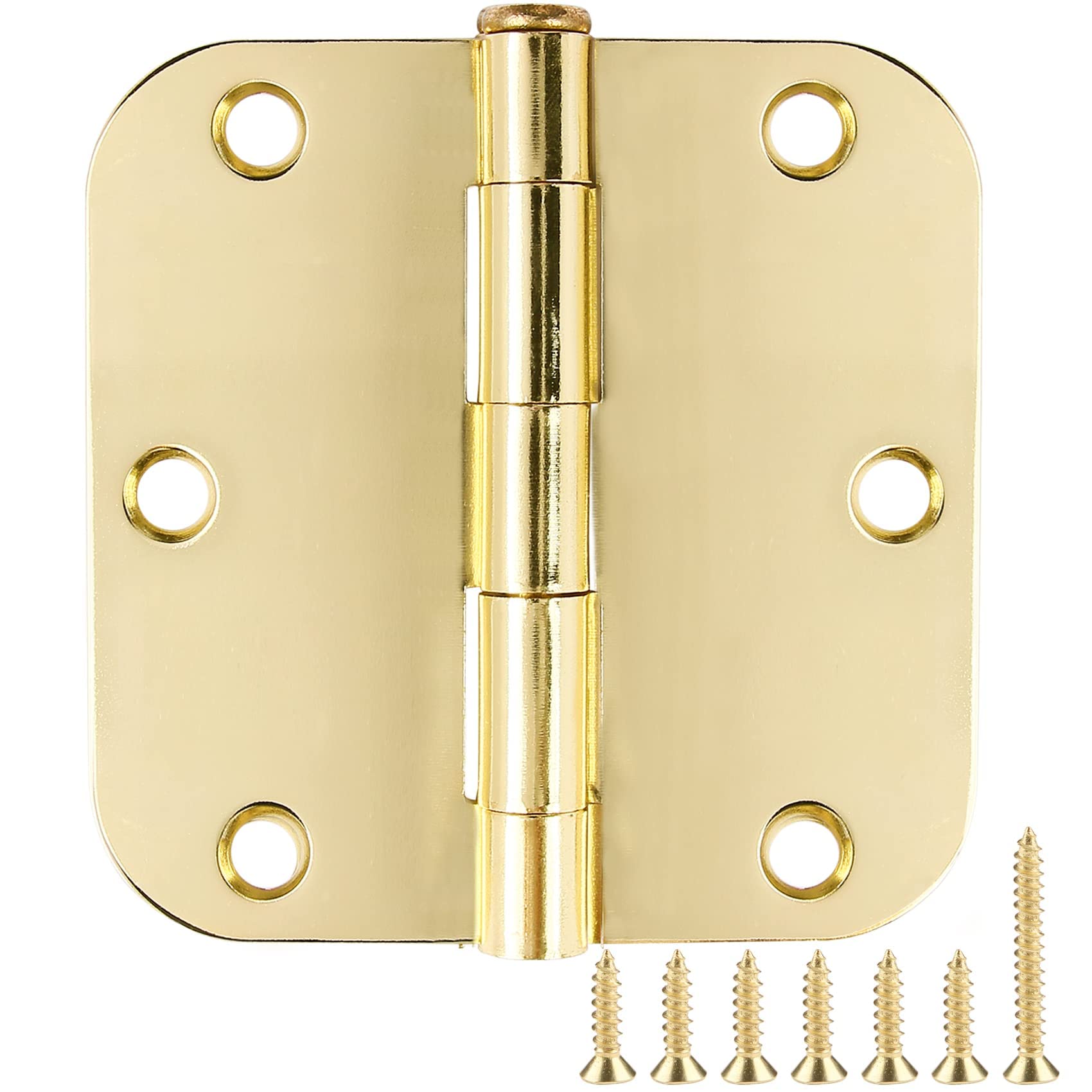 3.5-Inch Interior Door Hinges with Rounded Corners