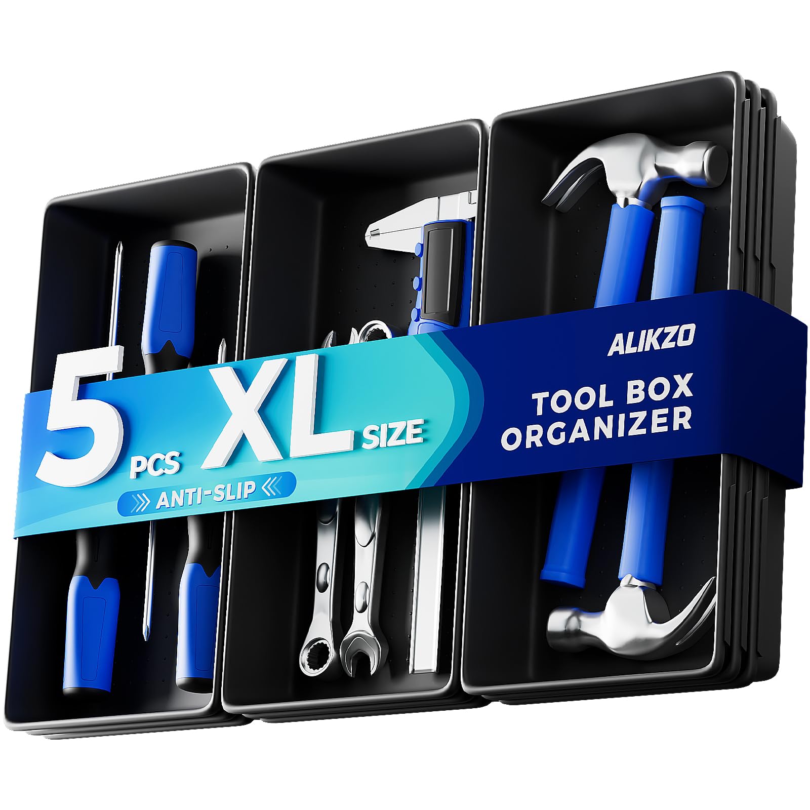 70-Piece Tool Box Organizer Tray and Drawer Bin Set