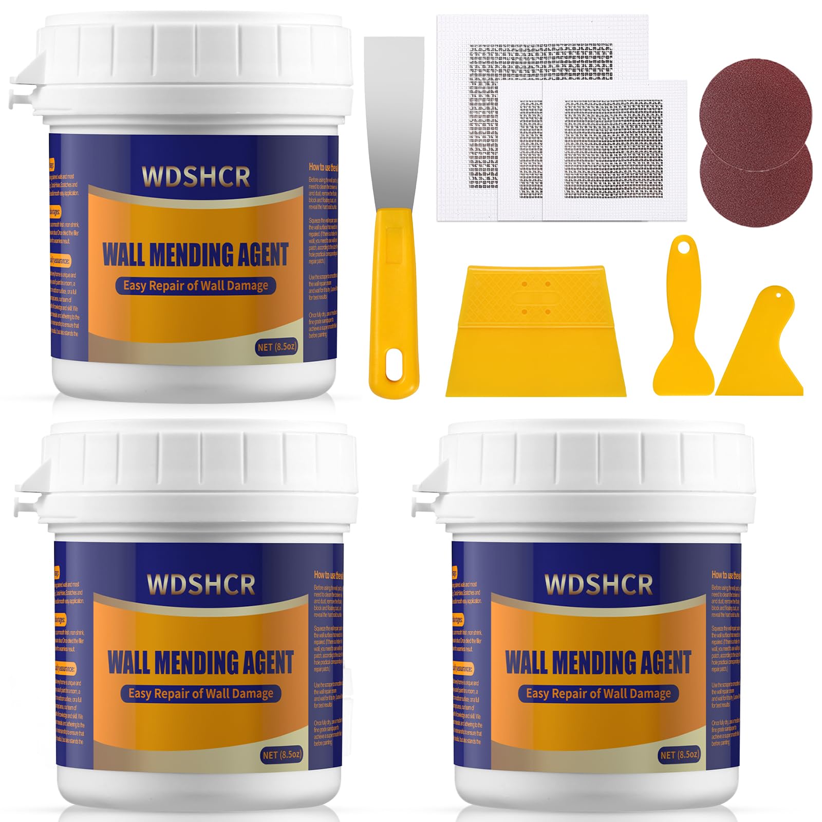 Drywall Hole Patch and Repair Kit for Wall Damage