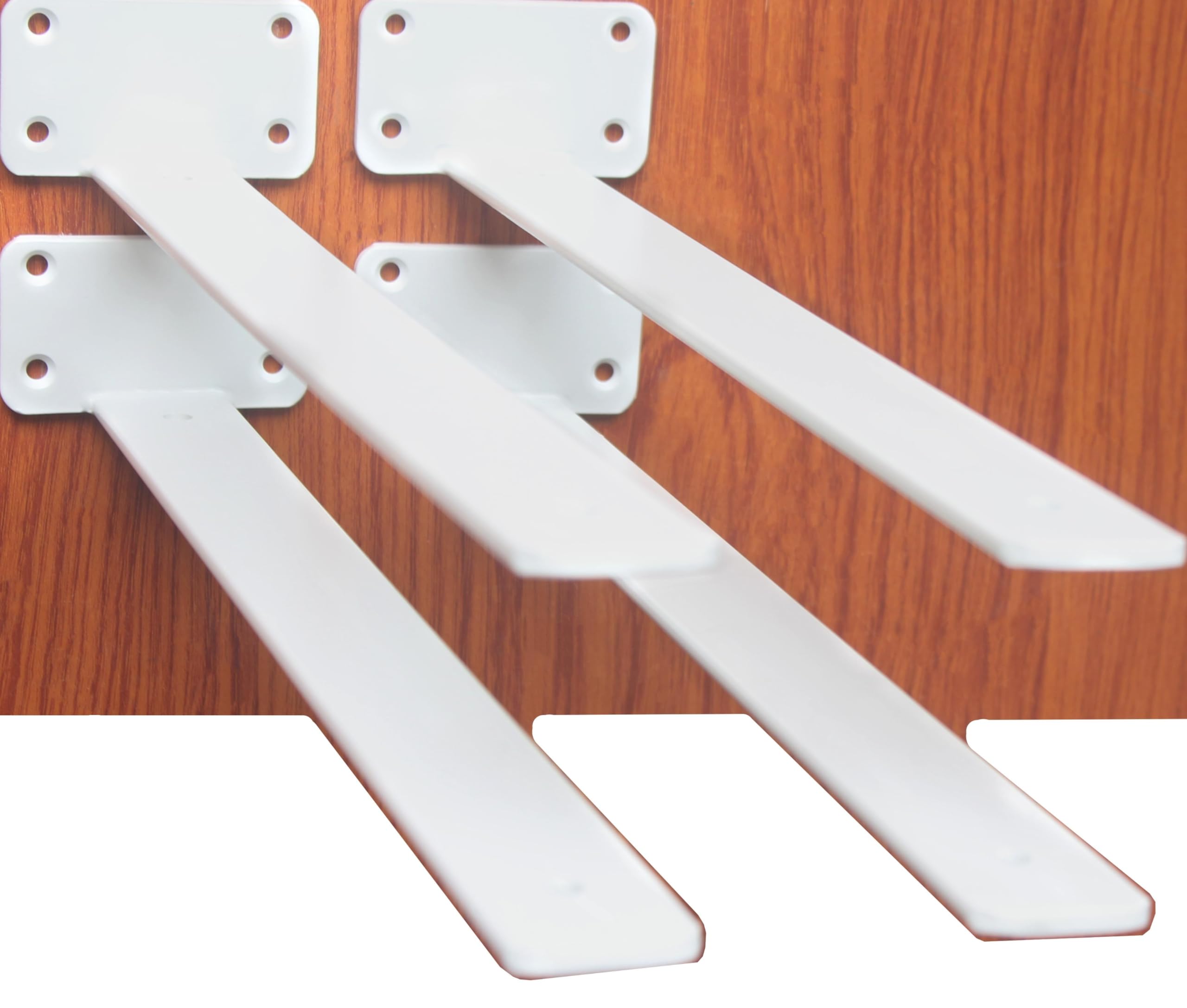 Hidden L Floating Shelf Brackets 1/5-Inch Thick Iron