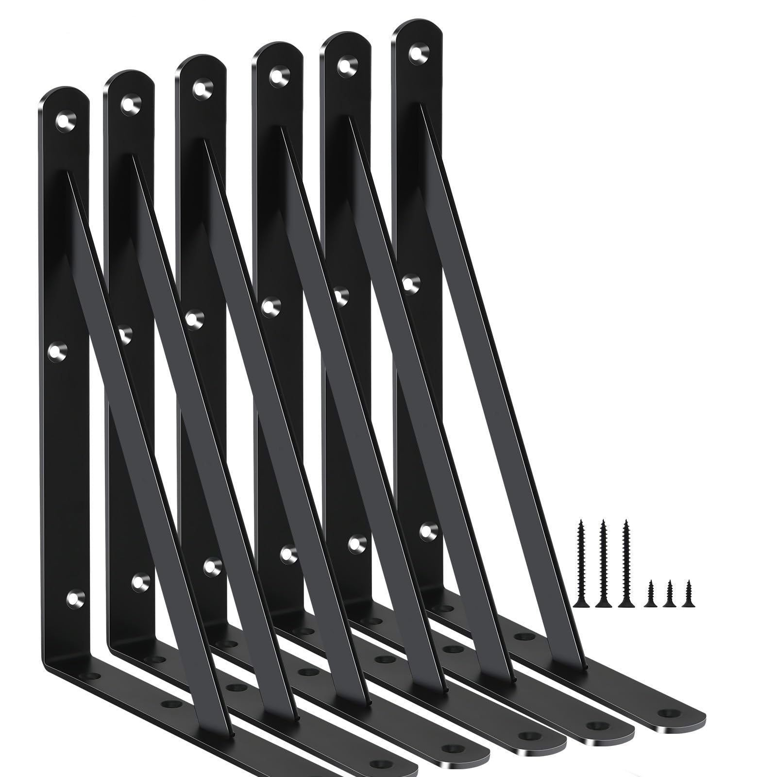 Heavy Duty Shelf Support Angle Brackets with Screws