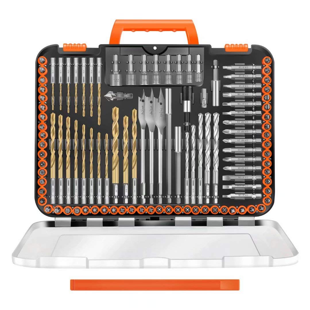 ENERTWIST Drill and Driver Bit Set with Tough Case