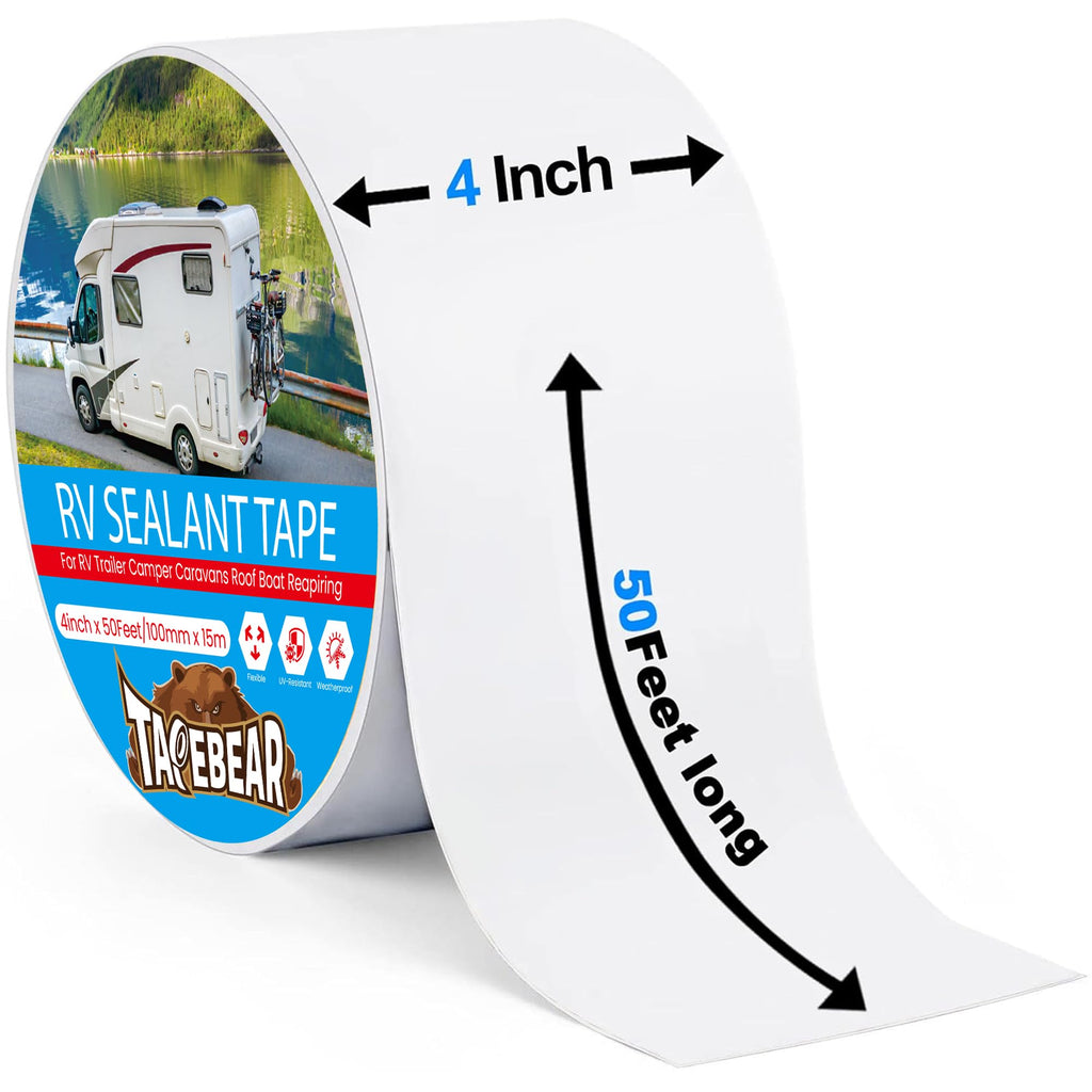 TAPEBEAR RV Roof Tape White
