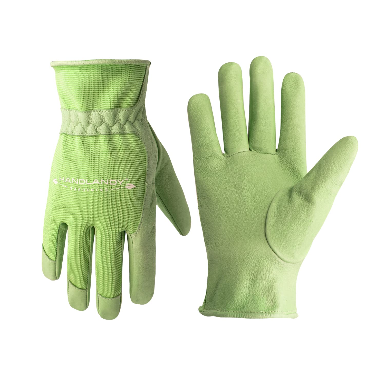 HANDLANDY Women’s Leather Gardening Gloves Touchscreen