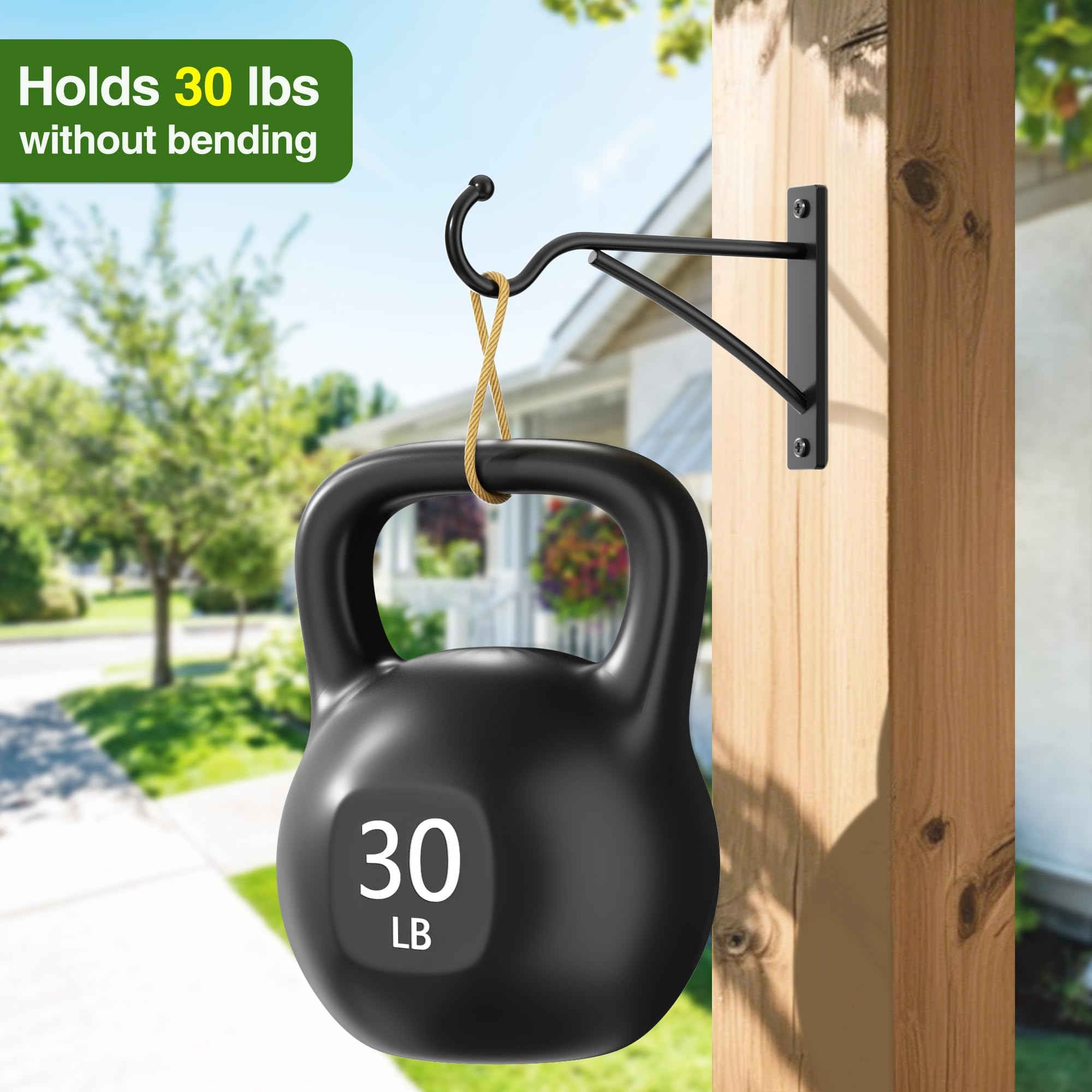 saffruff Outdoor Plant Hanging Hooks for Wall